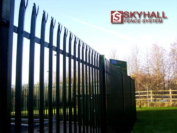 Steel Palisade Security Fencing