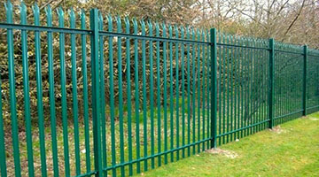 steel palisade fencing strong