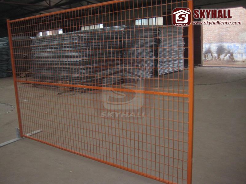 temporary construction fencing